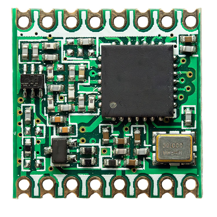 PCB HDI de meio furo